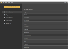 ACBR - Comic Book Reader - settings-in-application