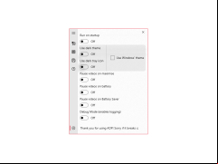 Active Desktop Plus - settings-menu
