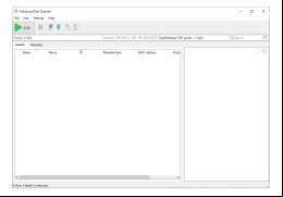 Advanced Port Scanner - main-screen