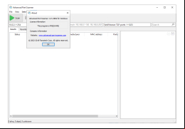 Advanced Port Scanner - about-application