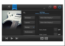 AlbumPlayer - display-settings