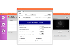ALLConverter Pro - settings