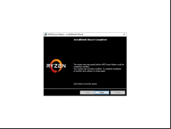 AMD Ryzen Master - install-completed