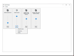 Audio Router - mute-and-functionality