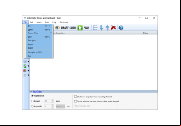 Automatic Mouse and Keyboard - file-menu