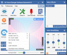 AV Voice Changer Software Diamond screenshot 1