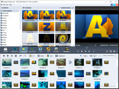 AVS Video Editor - transitions