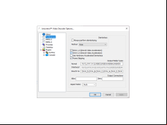 bitcontrol MPEG 2 decoder - preferences