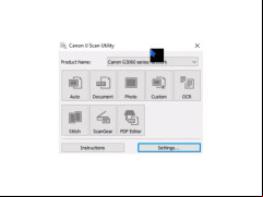 Canon IJ Scan Utility - main-screen