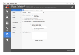 CCleaner Professional - options