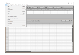 Celemony Melodyne Studio - file-menu