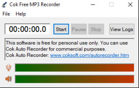Cok Free MP3 Recorder screenshot 1
