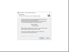 Cole2k Media Codec Pack Advanced - welcome-screen-setup