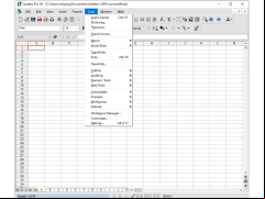 Corel WordPerfect Office - quattro-pro-x8-tools-menu