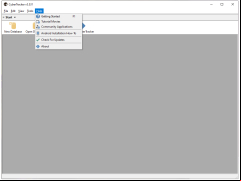 CyberTracker - help-menu