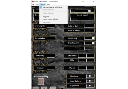 Diablo II: Resurrected Character Editor - options