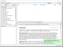 DocFetcher - main-screen