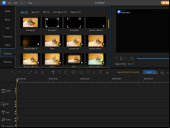 EaseUS Video Editor - overlays