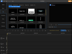 EaseUS Video Editor - text
