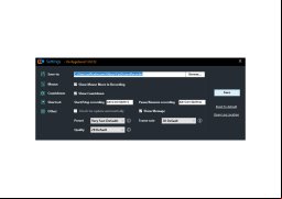 Fast Screen Recorder - settings