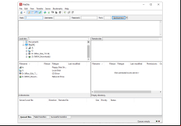 FileZilla Portable - main-screen