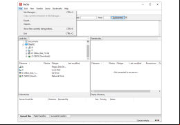 FileZilla Portable - file-menu