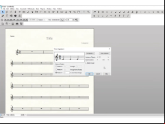 Finale - time-signature