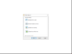 Folder Options X - main-screen