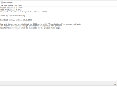 Folder Options X - about-program
