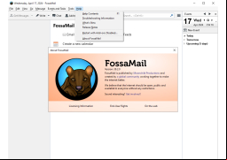 FossaMail - about-application