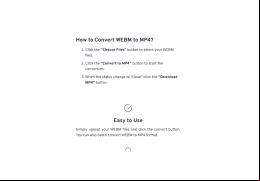 Free WebM to MP4 Converter - how-to-convert