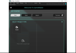 Game Maker - main-screen