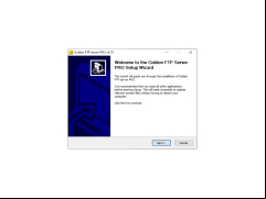 Golden FTP server - welcome-setup