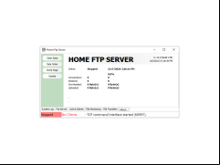Home FTP Server - main-screen