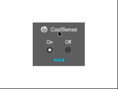 HP CoolSense - main-screen
