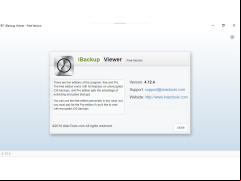 iBackup Viewer - about