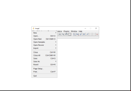 ImageJ - file-menu