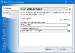 Import MBOX to Outlook screenshot 1