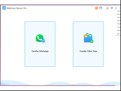 iMyFone iTransor Pro - menu