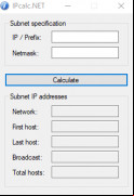 IPcalc.NET screenshot 1