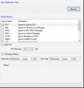 KDETools OST to PST Converter screenshot 3