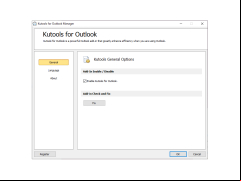 Kutools for Outlook - general-settings