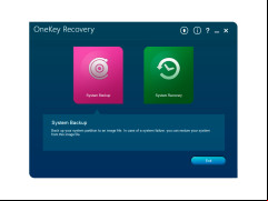 Lenovo OneKey Recovery - system-backup