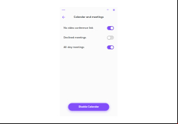 Logi Tune - calendar-settings