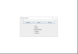 LZW Compressor - main-screen