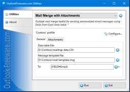 Mail Merge with Attachments screenshot 1