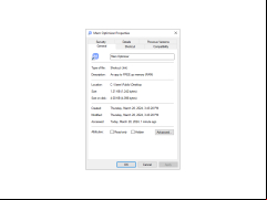 Mem Optimizer - properties