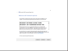 Microsoft .NET Framework Repair Tool - license-agreement