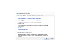 Microsoft Silverlight - playback-settings