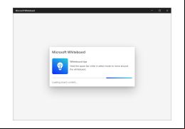 Microsoft Whiteboard - loading